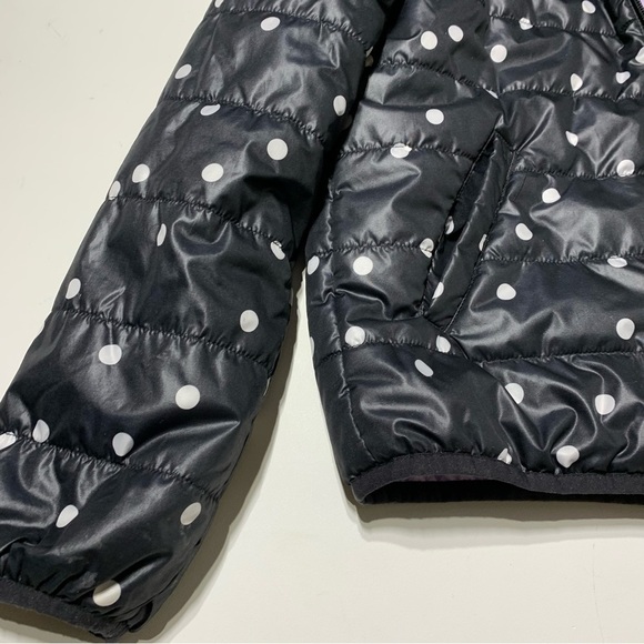 Joe fresh girls 10-12Y polka dot hooded puffer jacket - Picture 3 of 6